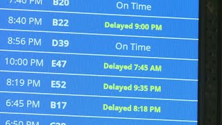 Wind causes delays at DC area airports