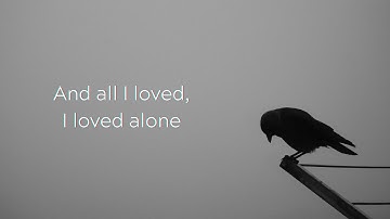 Alone by Edgar Allan Poe, read by Tom o