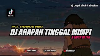 DJ ARAPAN TINGGAL MIMPI X SAPEK DAYAK || SOUND MENGKANE VIRAL DI TIKTOK