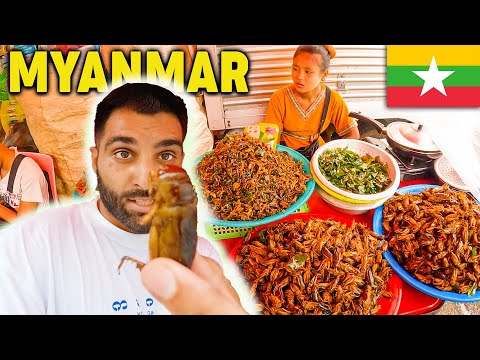 WILD Street Food In MYANMAR China town | Yangon