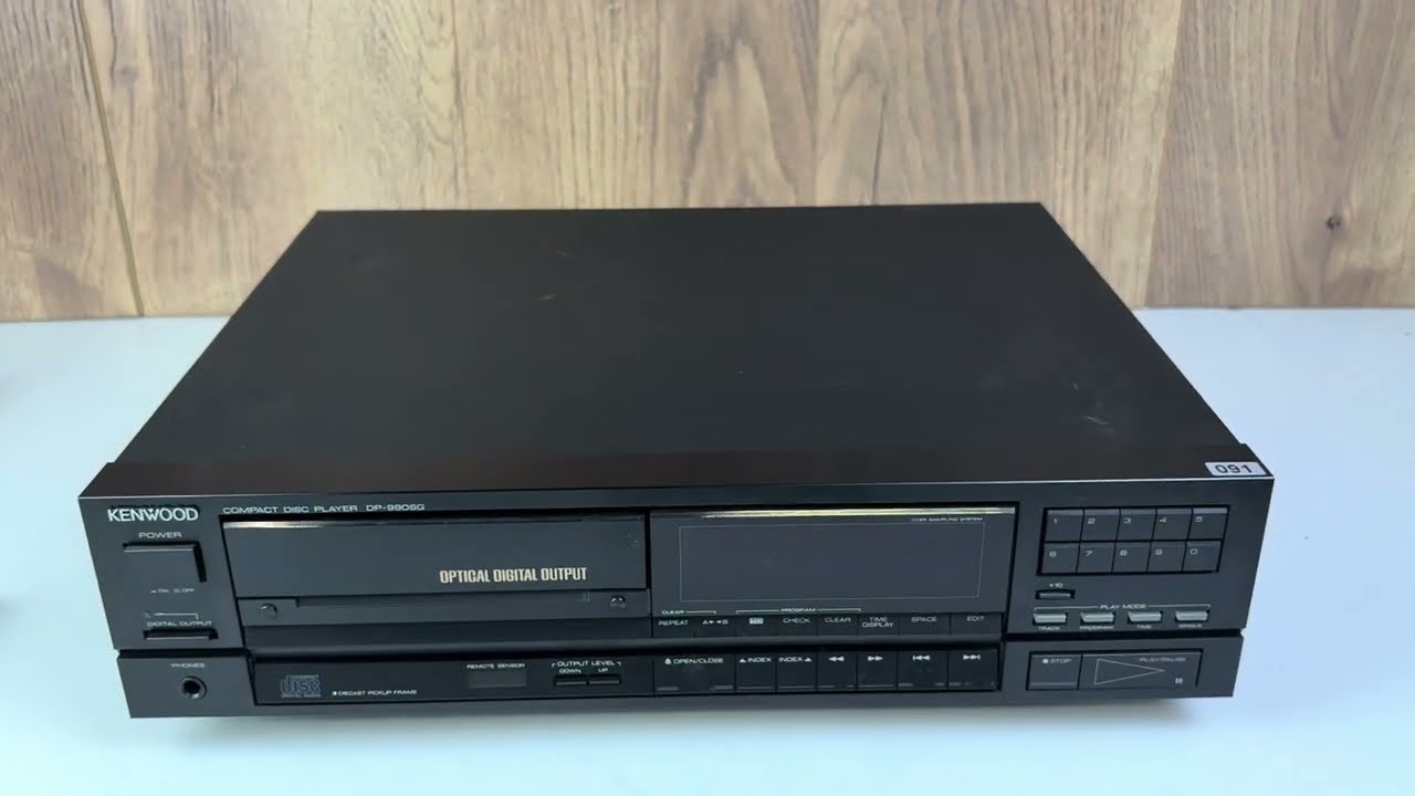 KENWOOD DP-990SG CDプレーヤー Kenwood DP-990SG CD Player - YouTube