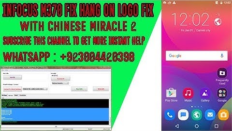 InFocus M370 Fix Hang On Logo By Frp Tutorial Solution