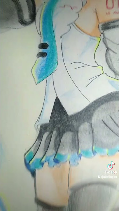 Dibujo de Hatsune Miku #mikuhatsune #dibujo #tiktok