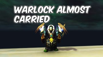 Warlock ALMOST CARRIED - 10.0 Windwalker Monk PvP - WoW Dragonflight Prepatch PvP