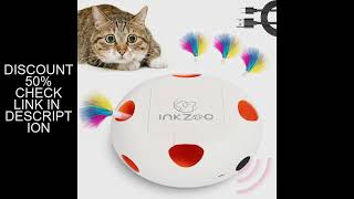 INKZOO Cat Toys, Interactive Cat Toys for Indoor Cats,  Smart Interactive Kitten Toy, Automatic 7 Ho