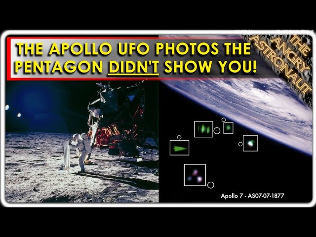 UFOs in Space you've never seen before!  The Apollo files!