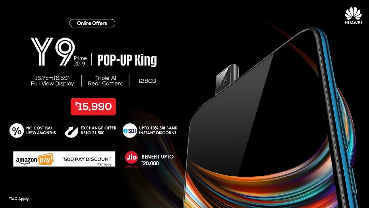HUAWEI Y9 PRIME - Official Trailer,Price,Specifications,Availability