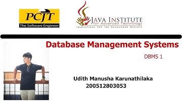 Database Task 50 | 1st Year | Semester 01 | Java Institute |