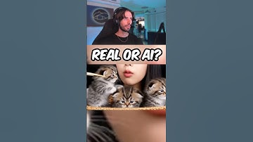 Is this ASMR eating Real Or Ai? #reaction #ai #real #streamer