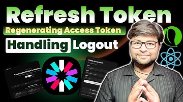 17. Completing Refresh Token 🔥 Handling Logout |  Auth Application using Spring Boot in Hindi