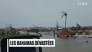 Aux Bahamas, les images des ravages après le passage de l'ouragan Dorian