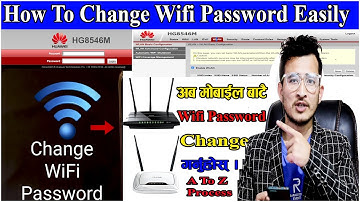 How To Change WiFi Password In Mobile 2022 || WiFi Password Change Huawei|| Huawei Wifi Router setup