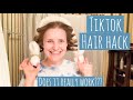 trying the TIKTOK hair hack! || does it really work???