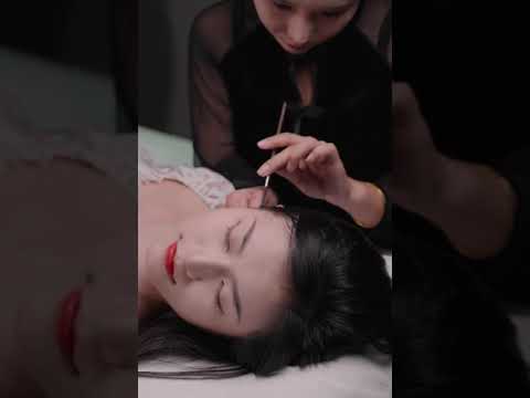 ASMR Chinese ears treatment #ears#picking #wax#canal #relaxing#mind