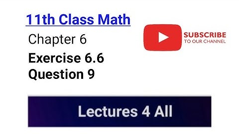 Exercise 6.6 Question 9 || chapter 6 sequence and series || 11th class math # 1st Year Math