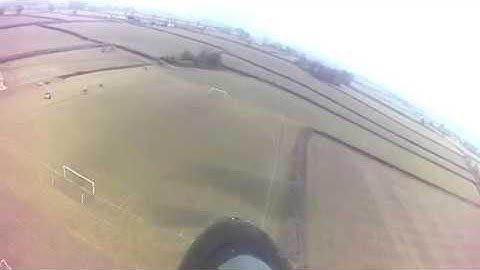 XK A800 flight video over new fly sight. Very overcast.