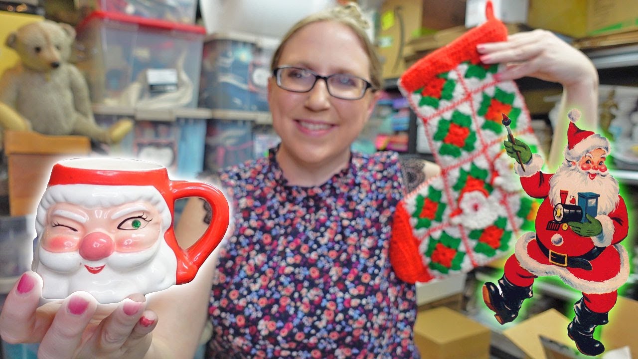 Rummage Sale Haul & Christmas on Ebay YouTube