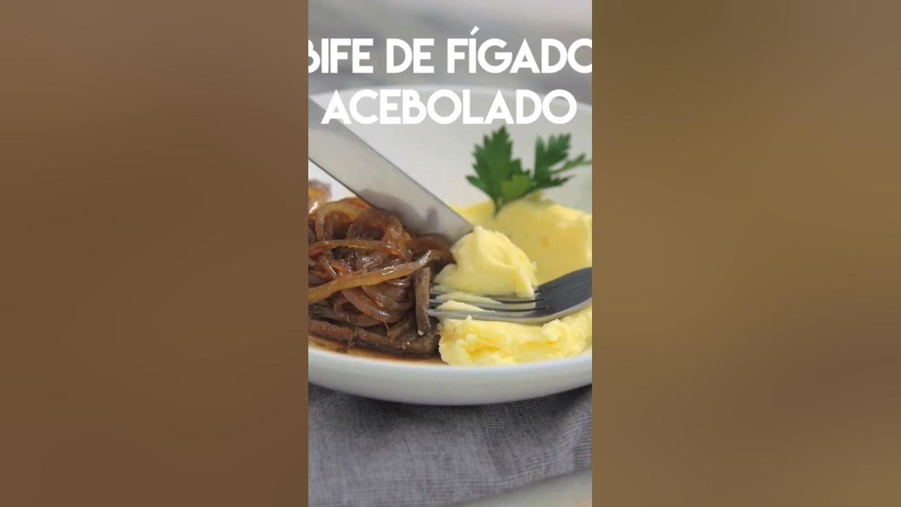 Receita de bife de fígado acebolado - CenárioMT