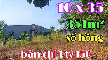 Nhà đất Củ Chi, giá rẻ, giới thiệu, lô đất, mặt tiền, 351m² , sổ hồng, bán giá 1tỷ 150tr,