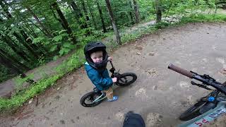 3 Year Old Owen’s First Downhill Mountain Biking! 3 Year Old Mtb Progression Do Far