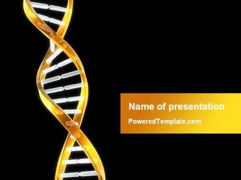gold dna string powerpoint templatepoweredtemplate - youtube gold dna string powerpoint templatepoweredtemplate - youtube, Dna Ppt Template, Powerpoint templates