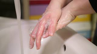 Handwashing demonstration - Nebraska Medicine