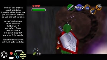 Forest Temple Red Block Skip with Bombchu Recoil Jump