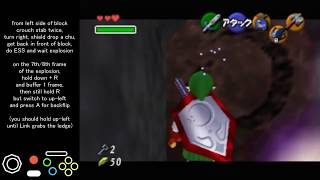 Forest Temple Red Block Skip with Bombchu Recoil Jump