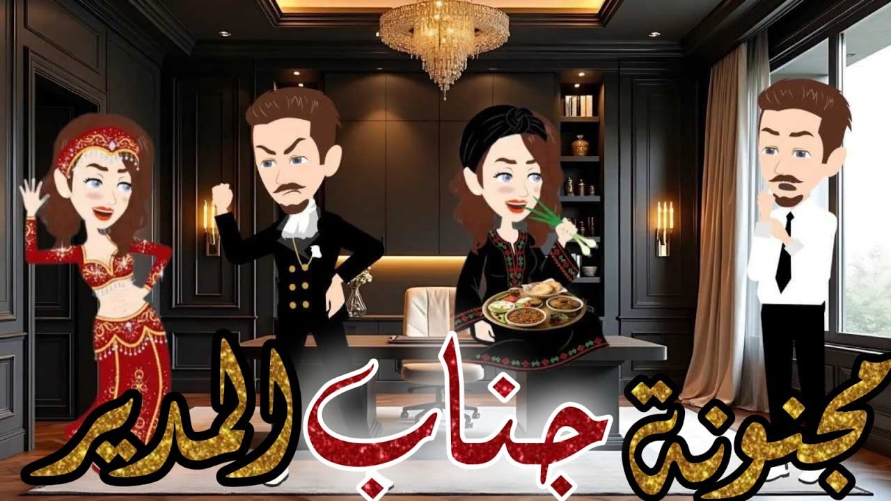 مجنونه جناب المدير🤣🤣قصه جميله جداااااااا❤❤كوميدي طحن😂😂🙈🙈قصه كامله//