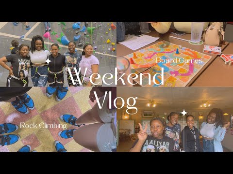 WEEKEND VLOG | ZIP LINING?? ROCK CLIMBING and MORE..