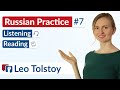 Education According to Tolstoy - Listening and Reading Practice (+subtitles) #7