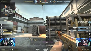 ESL ONE - NIP VS EnVyUs - Bombsite A attack