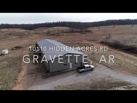 10110 Hidden Acres Rd, Gravette, AR home video tour