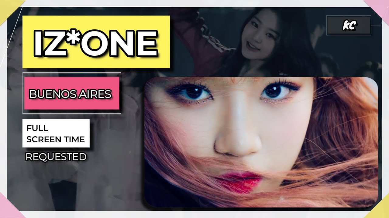 IZ*ONE (아이즈원) Buenos Aires - Full Screen Time Distribution