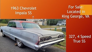 1963 Chevrolet Impala SS (sold 2/27/23)