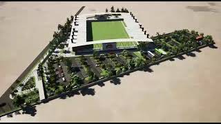 Artistic impression for Kitara FC Stadium in Butema, Hoima City