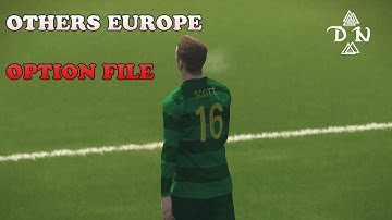 PES 2018 Option File Others Europe PS4 by @Darth Nekros