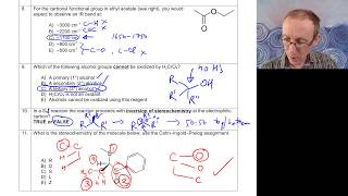 Chem 1B Mid-trimester practice questions - worked answers