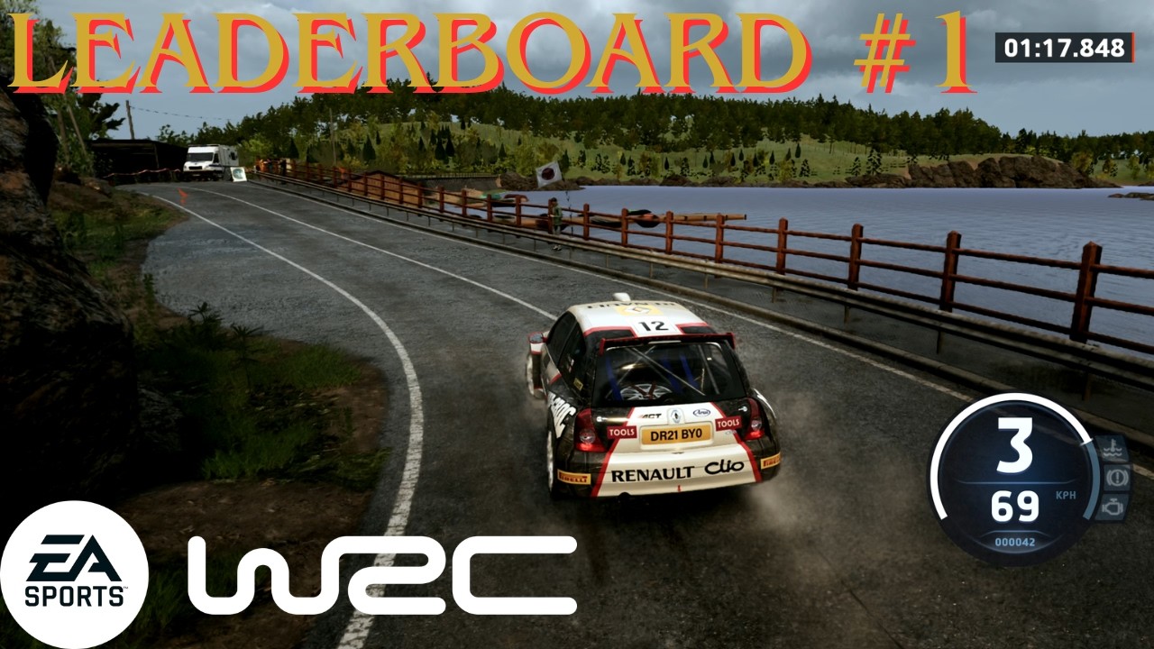[EA SPORTS WRC] Rally Japan | Hokono Lake (Wet) | Renault Clio S1600 [World Record]
