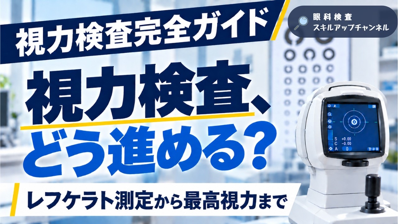 完全版】これ1本で視力検査がわかる！現場で困らない実践ガイド【眼科
