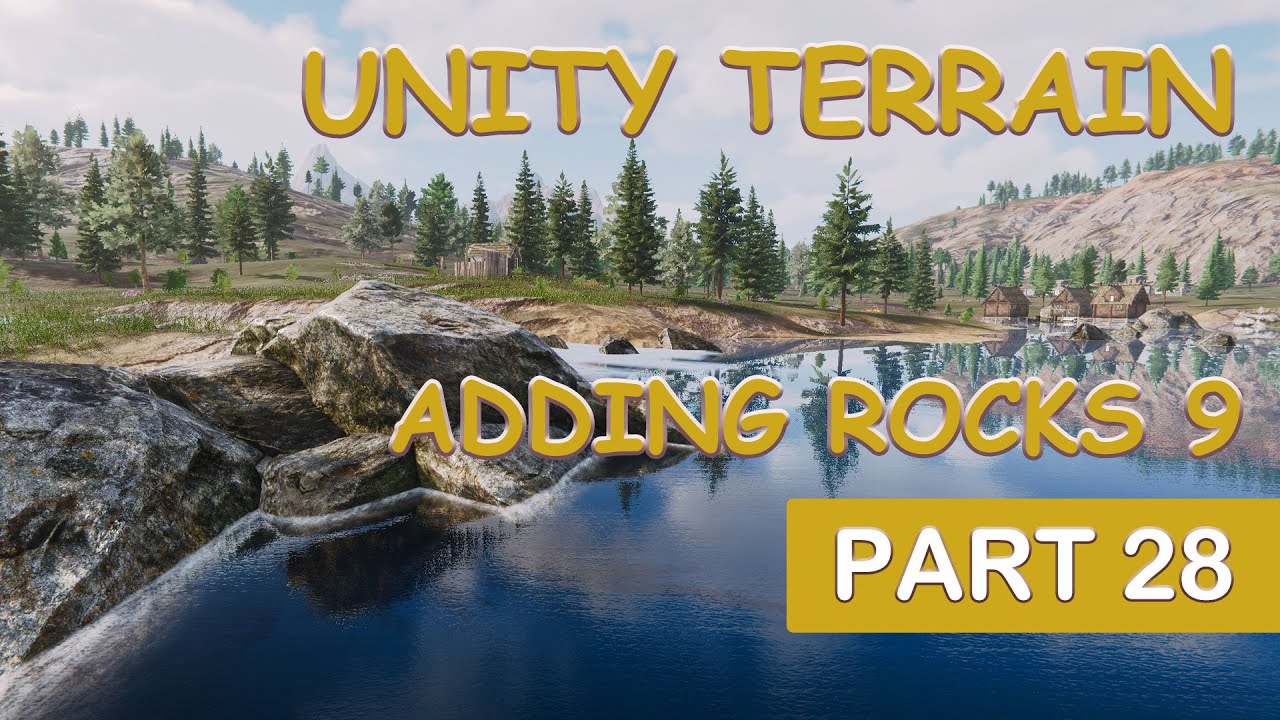 Unity Terrain - Dragon Fly Around Vegetation and Rock Check (Part 28 ...