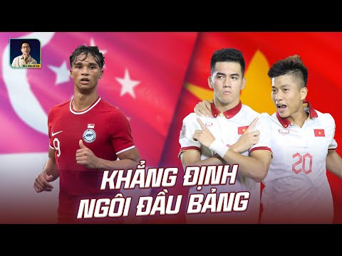 Video SINGAPORE - VIỆT NAM: KHẲNG ĐỊNH VỊ TRÍ ĐẦU BẢNG, TẤM... - youtube
