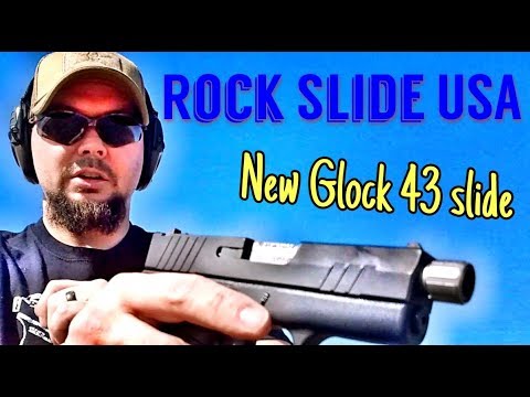 Rock Slide USA Glock 43 slides affordable custom Glock slide for your 43 or 43x Gucci Glock