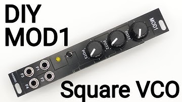DIY eurorack modular synth | MOD1 Square VCO : Arduino based general-purpose module