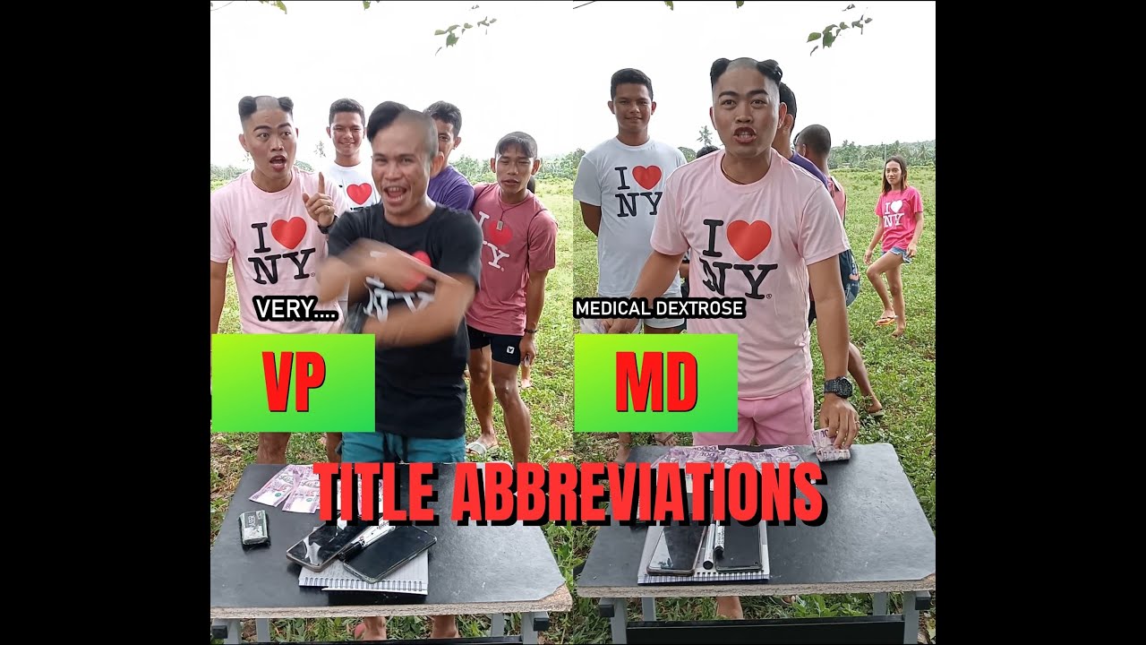iba talaga ang isasagot ni Jey kahit tinuruan na hahaha | Title Abbreviations