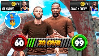 DAY 6! DUO SERIES W/ JOE KNOWS! 60 TO 99 STEPHEN CURRY & KEVIN DURANT NO MONEY SPENT!