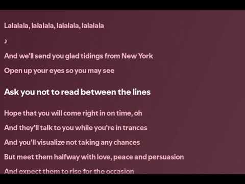 Van Morrison Glad Tidings Lyrics