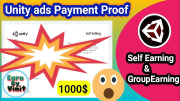 unity ads payment proof || unity ads selfclick earning proof || Admob best alternative for Selfclick