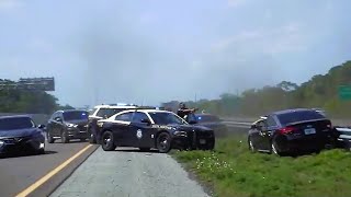 FHP Troopers Chase Down Trafficker on I-95