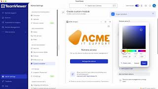 How to create a custom Host module in TeamViewer Remote